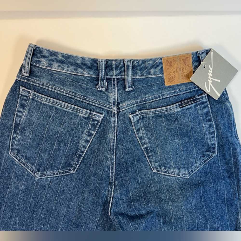 SALE 🍒VINTAGE Sync Denim 80’s, NWT, 100% Cotton - Picture 4 of 9